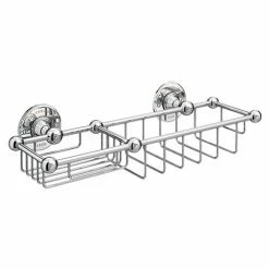 Chatsworth 1928 Traditional Large Soap Basket - Chrome