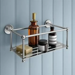 Chatsworth 1928 Traditional Large Bottle Rack - Chrome