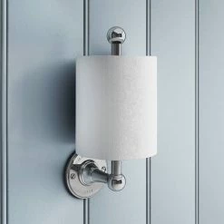 Chatsworth 1928 Traditional Spare Toilet Roll Holder - Chrome -Chatsworth Shop 105CHT d2 460