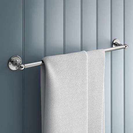 Chatsworth 1928 Traditional Single Towel Rail 3 Chatsworth 1928 Traditional Single Towel Rail - Image 3