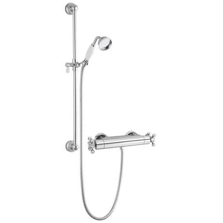 Chatsworth Traditional Crosshead Shower Bar Valve + Slider Rail Kit 3 Chatsworth Traditional Crosshead Shower Bar Valve + Slider Rail Kit - Image 3