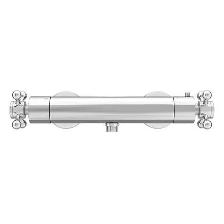 Chatsworth Traditional Crosshead Bottom Outlet Thermostatic Bar Shower Valve 4 Chatsworth Traditional Crosshead Bottom Outlet Thermostatic Bar Shower Valve - Image 4
