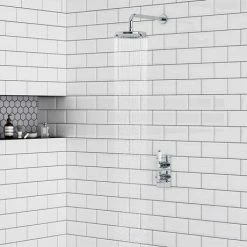 Chatsworth Traditional 8" AirTec Shower Head & Wall Mounted Arm 5 Chatsworth Traditional 8" AirTec Shower Head & Wall Mounted Arm -Chatsworth Shop 8ATSH ARM d2 460