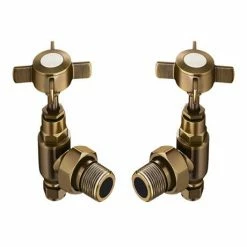 Chatsworth Antique Brass Angled Traditional Radiator Valves 5 Chatsworth Antique Brass Angled Traditional Radiator Valves -Chatsworth Shop ATB KES TRV d2 460