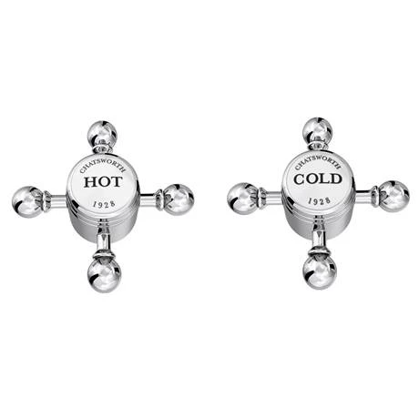 Chatsworth 1928 Traditional Wall Mounted Crosshead Bath Filler Tap 2 Chatsworth 1928 Traditional Wall Mounted Crosshead Bath Filler Tap - Image 2