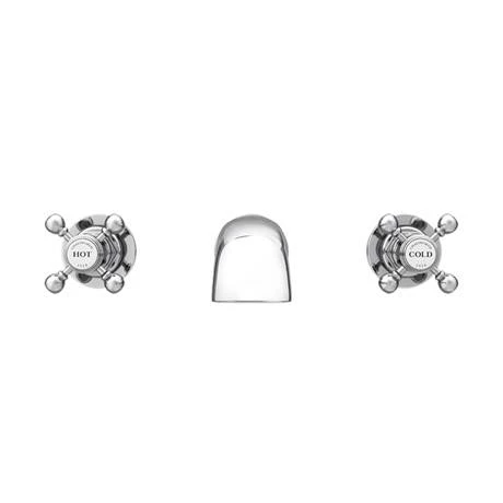 Chatsworth 1928 Traditional Wall Mounted Crosshead Bath Filler Tap 4 Chatsworth 1928 Traditional Wall Mounted Crosshead Bath Filler Tap - Image 4