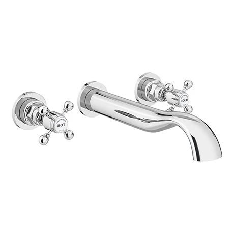 Chatsworth 1928 Traditional Wall Mounted Crosshead Bath Filler Tap 1 Chatsworth 1928 Traditional Wall Mounted Crosshead Bath Filler Tap