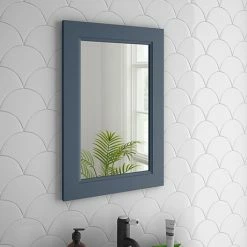 Chatsworth Mirror (600 X 400mm - Blue)