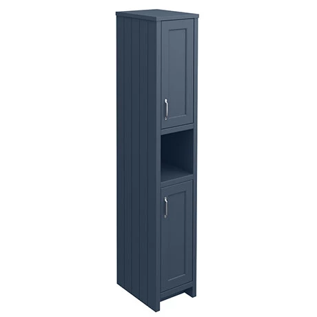 Chatsworth Traditional Blue Tall Cabinet 1 Chatsworth Traditional Blue Tall Cabinet