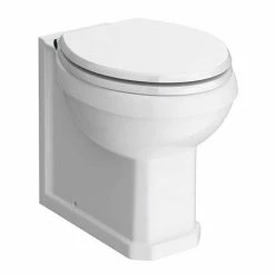 Alternative view of Chatsworth Traditional 500mm Blue Toilet Unit + Pan