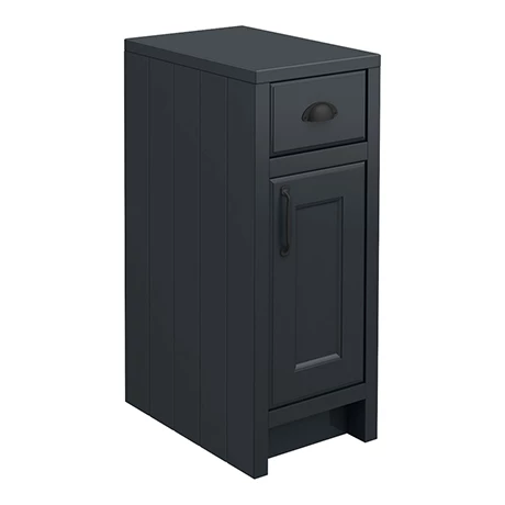 Chatsworth Graphite Cupboard Unit 300mm Wide X 435mm Deep With Matt Black Handles 1 Chatsworth Graphite Cupboard Unit 300mm Wide X 435mm Deep With Matt Black Handles