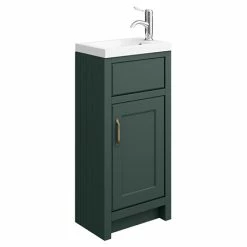 Chatsworth Traditional Green Small Vanity - 400mm Wide
