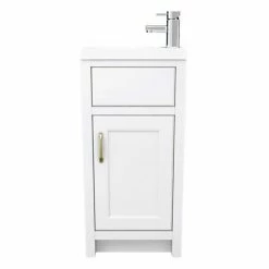 Chatsworth Traditional White Small Vanity - 400mm Wide 11 Chatsworth Traditional White Small Vanity - 400mm Wide -Chatsworth Shop C400WHT n d2 460