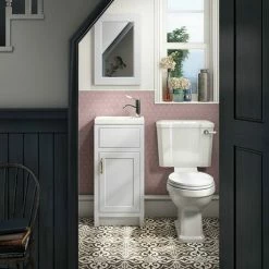 Chatsworth Traditional White Small Vanity - 400mm Wide 13 Chatsworth Traditional White Small Vanity - 400mm Wide -Chatsworth Shop C400WHT n d4 460