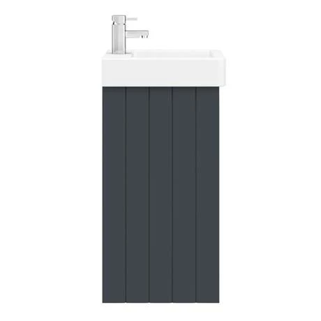 Chatsworth Traditional Graphite Vanity - 425mm Wide 6 Chatsworth Traditional Graphite Vanity - 425mm Wide - Image 6