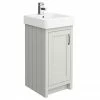 Chatsworth Traditional Grey Vanity - 425mm Wide