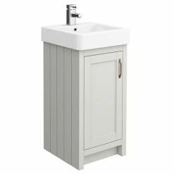 Chatsworth Traditional Grey Vanity - 425mm Wide