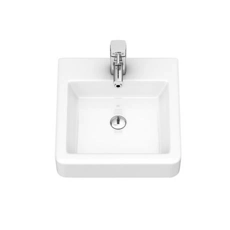 Chatsworth Traditional White Vanity - 425mm Wide With Matt Black Handle 3 Chatsworth Traditional White Vanity - 425mm Wide With Matt Black Handle - Image 3
