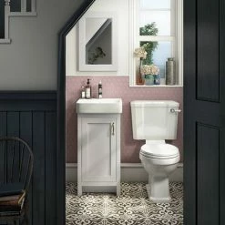 Chatsworth Traditional White Vanity - 425mm Wide 6 Chatsworth Traditional White Vanity - 425mm Wide -Chatsworth Shop C425WHT n d2 460