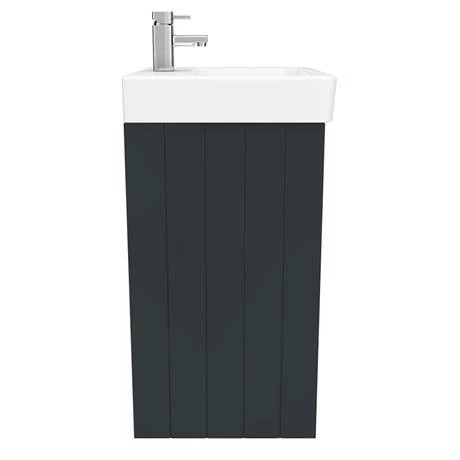 Chatsworth Traditional Graphite Vanity - 560mm Wide 7 Chatsworth Traditional Graphite Vanity - 560mm Wide - Image 7