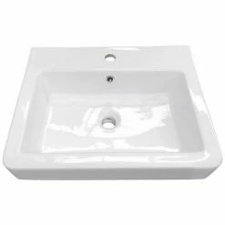 Alternative view of Chatsworth Traditional Blue Vanity - 560mm Wide With Matt Black Handles