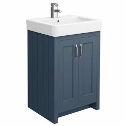 Chatsworth Traditional Blue Vanity - 560mm Wide