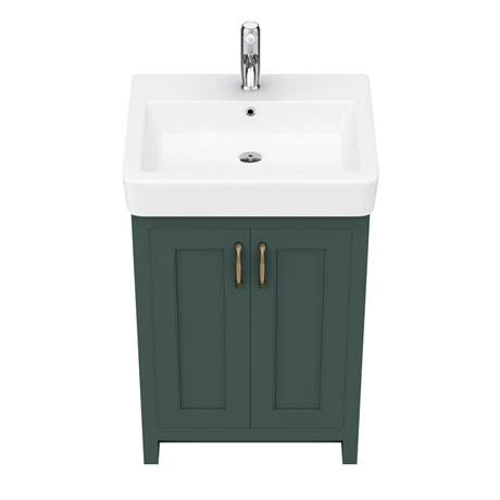 Chatsworth Traditional Green Vanity - 560mm Wide 6 Chatsworth Traditional Green Vanity - 560mm Wide - Image 6