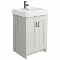 Chatsworth Traditional Grey Vanity - 560mm Wide
