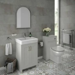 Chatsworth Traditional Grey Vanity - 560mm Wide 11 Chatsworth Traditional Grey Vanity - 560mm Wide -Chatsworth Shop C560GRY detail 460