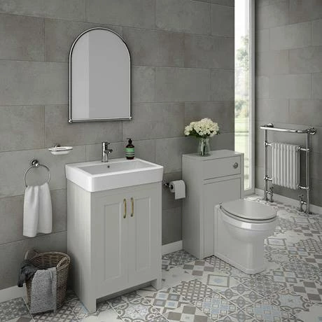 Chatsworth Traditional Grey Vanity - 560mm Wide 5 Chatsworth Traditional Grey Vanity - 560mm Wide - Image 5