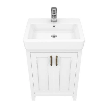 Chatsworth Traditional White Vanity - 560mm Wide 5 Chatsworth Traditional White Vanity - 560mm Wide - Image 5