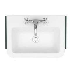 Alternative view of Chatsworth Traditional Green Semi-Recessed Vanity - 600mm Wide