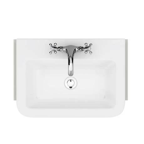 Chatsworth Traditional Grey Semi-Recessed Vanity - 600mm Wide 7 Chatsworth Traditional Grey Semi-Recessed Vanity - 600mm Wide - Image 7