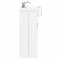 Chatsworth Traditional White Semi-Recessed Vanity - 600mm Wide 12 Chatsworth Traditional White Semi-Recessed Vanity - 600mm Wide -Chatsworth Shop C600SRWHT D5 460