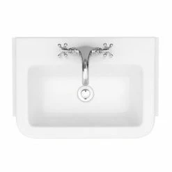 Chatsworth Traditional White Semi-Recessed Vanity - 600mm Wide 13 Chatsworth Traditional White Semi-Recessed Vanity - 600mm Wide -Chatsworth Shop C600SRWHT D6 460
