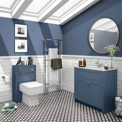 Chatsworth Blue 810mm Vanity With White Marble Basin Top 9 Chatsworth Blue 810mm Vanity With White Marble Basin Top -Chatsworth Shop C810BLU WHT n d6 460