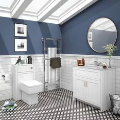 Chatsworth White 810mm Vanity With White Marble Basin Top 10 Chatsworth White 810mm Vanity With White Marble Basin Top -Chatsworth Shop C810WHT WHT n d6 460