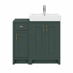 Chatsworth Traditional Green 560mm Vanity Sink + 300mm Cupboard Unit 10 Chatsworth Traditional Green 560mm Vanity Sink + 300mm Cupboard Unit -Chatsworth Shop C825GRN d4 460