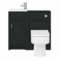 Chatsworth Traditional Cloakroom Vanity Unit Suite - Graphite 10 Chatsworth Traditional Cloakroom Vanity Unit Suite - Graphite -Chatsworth Shop C900BLK n d3 460