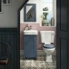 Chatsworth Traditional Blue Cloakroom Suite (Vanity Unit + Close Coupled Toilet)