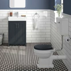 Chatsworth Graphite 4-Piece Low Level Bathroom Suite -Chatsworth Shop CBLKLL4PC d2 460