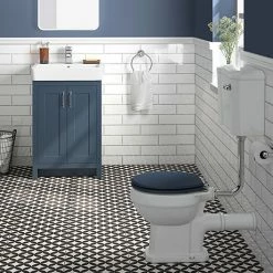 Chatsworth Blue 4-Piece Low Level Bathroom Suite