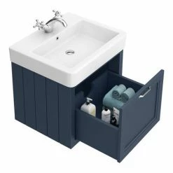 Chatsworth Blue Cloakroom Suite (Wall Hung Vanity Unit + Close Coupled Toilet) 11 Chatsworth Blue Cloakroom Suite (Wall Hung Vanity Unit + Close Coupled Toilet) -Chatsworth Shop CBLWHS d5 460