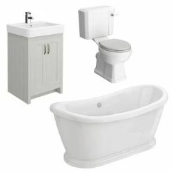 Chatsworth Grey Close Coupled Roll Top Bathroom Suite 10 Chatsworth Grey Close Coupled Roll Top Bathroom Suite -Chatsworth Shop CCCGYBS detail1 460