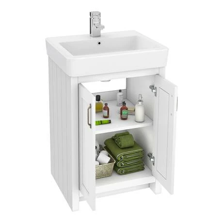 Chatsworth White Close Coupled Roll Top Bathroom Suite 4 Chatsworth White Close Coupled Roll Top Bathroom Suite - Image 4