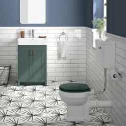 Chatsworth Green 4-Piece Low Level Bathroom Suite