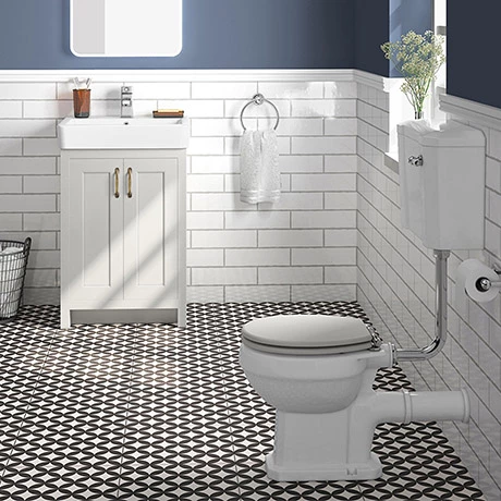 Chatsworth Grey 4-Piece Low Level Bathroom Suite 1 Chatsworth Grey 4-Piece Low Level Bathroom Suite