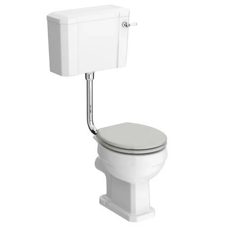 Chatsworth Grey White Marble 4-Piece Low Level Bathroom Suite 3 Chatsworth Grey White Marble 4-Piece Low Level Bathroom Suite - Image 3