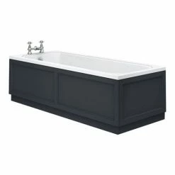 Alternative view of Chatsworth Graphite 1700 X 700 Single Ended Bath + Panels