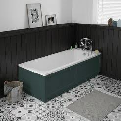 Chatsworth 1700 X 700 Single Ended Bath + Green Panels